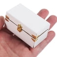 thumbnail image 5 of Minkissy 1Pack Decorative Suitcases Miniature Suitcase Model Wooden Rectangular For Home Decor 6.00X3.20X3.20cm, 5 of 5