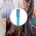 thumbnail image 4 of Clip in Hair Tinsel Pack of 6 Pcs Hair Tinsel Clip in 20 Inch Glitter Tinsel Hair Extensions Clip in Hair Tinsel Kit,Sparkle Fairy Party Dazzle Colorful Hair Accessories Strands Kit for Women,D, 4 of 9