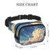 thumbnail image 4 of Disketp Western Desert Cloud Cowboy Riñonera de Doble Capa, Bolsa de Cintura Ajustable para Viajes, Correr y Senderismo, Riñonera Ligera para Hombre y Mujer, 4 of 9
