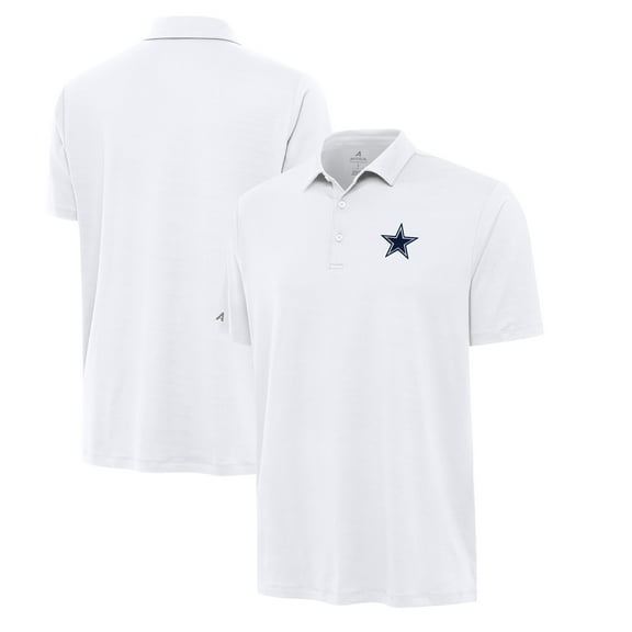 Men's Antigua  White Dallas Cowboys Reprocess Polo