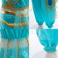 thumbnail image 6 of Girls Jasmine Princess Costume Cosplay Party Fancy Dress Up Sets, 6 of 6