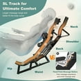 thumbnail image 5 of Costway Massage Chair Full Body SL Track Zero Gravity with  Pillow Reversible Footrest Heat Green, 5 of 10