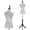 Grey, variant on YRLLENSDAN 59-67 Inch Mannequin Body Dress Mannequin with Stand Height Adjustable Sewing Mannequin Female Mannequin Full Body Dress Forms Dress Form Mannequin for Sewing Mannequin Torso Female, HDBH