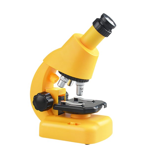Kids Microscope Kit with 1200x Magnification, DIY Biological Experiment Set, STEM Educational Science Toy for Children Ages 3+