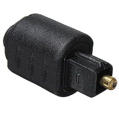 Optical Audio Adapter 3.5mm Female Jack Plug to Digital Toslink Male 3.5mm Female Plug Plug Digital Toslink