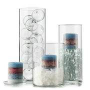 Libbey Clear Glass Cylinder Floral Vase, 15