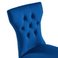 thumbnail image 6 of Modway Silhouette Performance Velvet Dining Chairs - Set of 2 in Navy, 6 of 9