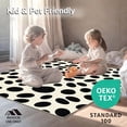 thumbnail image 4 of ODIKA 5'x7' Machine Washable Non-Slip Area Rug, Spotted Cowhide with Natural Hide Design High Traffic Rug, Black, 507986, 4 of 5