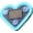 Ice blue, variant on Solar Powered Wireless Heart Shape Car C-Pillar Neon Light – 5 Lighting Modes, USB Dual Charging, Waterproof Cute Eyes Effect for Romantic Car Mood Lighting