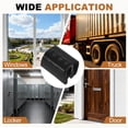 thumbnail image 7 of Door Weather Stripping 9.8FT, 13mm W x 13mm H EPDM Car Door Rubber Edge Trim Seal Strip Gasket with Side Bulb Fit 0.5mm to 3.5mm Edge for Electrical Cabinet Car Boat Truck, Black, 7 of 7