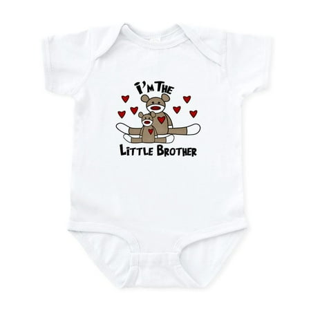 

CafePress - I m The Little Brother Sock Monkey Baby Bodysuits - Baby Light Bodysuit Size Newborn - 24 Months