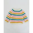 thumbnail image 2 of Woonie Handmade Full Sleeves Multicolour Striped Sweater-Multicoloured, 2 of 4