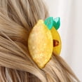 thumbnail image 4 of Styling Tool Personality Hair Accessories Non-slip Watermelon Grape Fruit Series Gripper Hair Claw Grab Clamps Shark Hair Clips Strawberry Hair Clip 2, 4 of 8