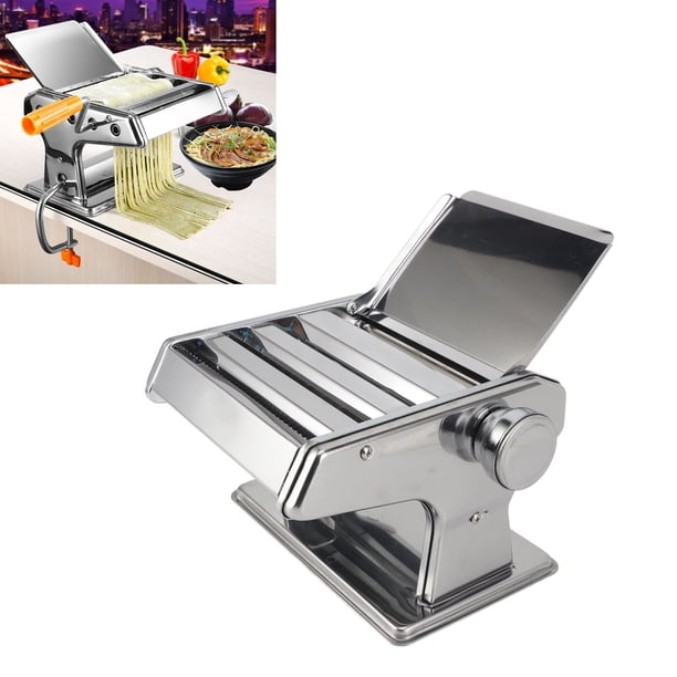 Máquina De Prensado De Fideos, Rodillo De Masa Manual, Acero Inoxidable