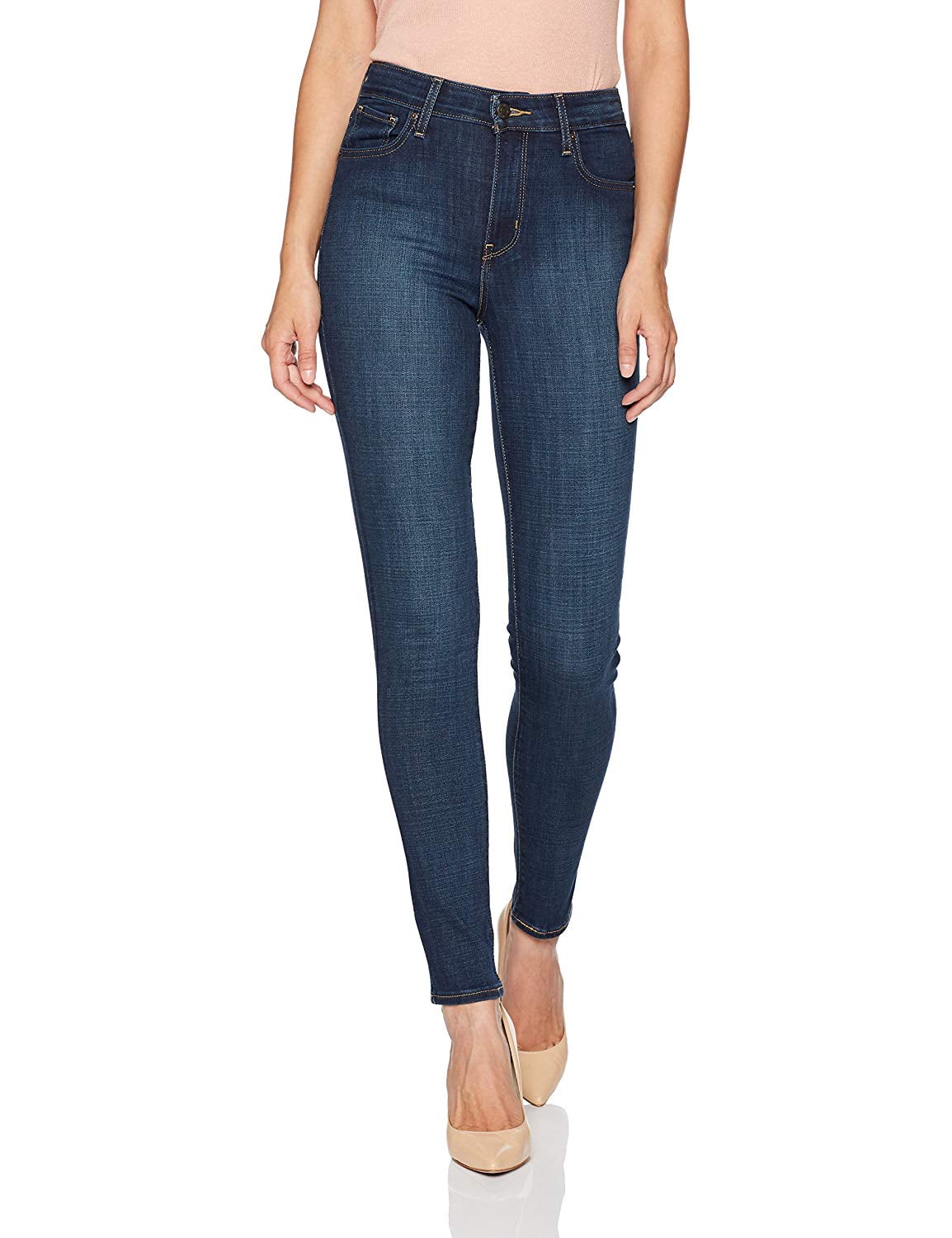 levi's high rise 721 skinny jeans