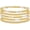 6.8 Inches Style 2-Gold, variant on Women's Gold-Plated Stacked Pearl Beaded Bracelet Set, 14K Gold-Plated Elastic Bead Bracelet, Mother's Day/Birthday Gift