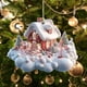 thumbnail image 4 of Christmas Hanging Decoration Christmas Tree Decoration Exquisite House Acrylic Hanging Decoration, 4 of 5