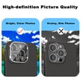 thumbnail image 5 of KIQ 2 Pack CLEAR Tempered Glass Screen Protector Cover for the Rear / Back Camera Lens Compatible with Google Pixel 8a, 5 of 5
