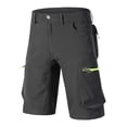 thumbnail image 2 of Hessimy Men's Hybrid Golf Dress Shorts Lightweight Quick Dry Casual with Flat Front Inseam and Pockets,dress golf(Grey,L), 2 of 3