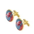thumbnail image 2 of Flamingo Elegant Stainless Steel Men's Shirt Cufflink Set for Formal Attire - for Weddings and Business Meetings, 2 of 6