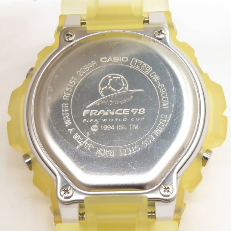 Pre-Owned CASIO Casio G-SHOCK G-Shock France 98 FIFA World Cup limited  model DW-6900WF-7T quartz watch (Fair)