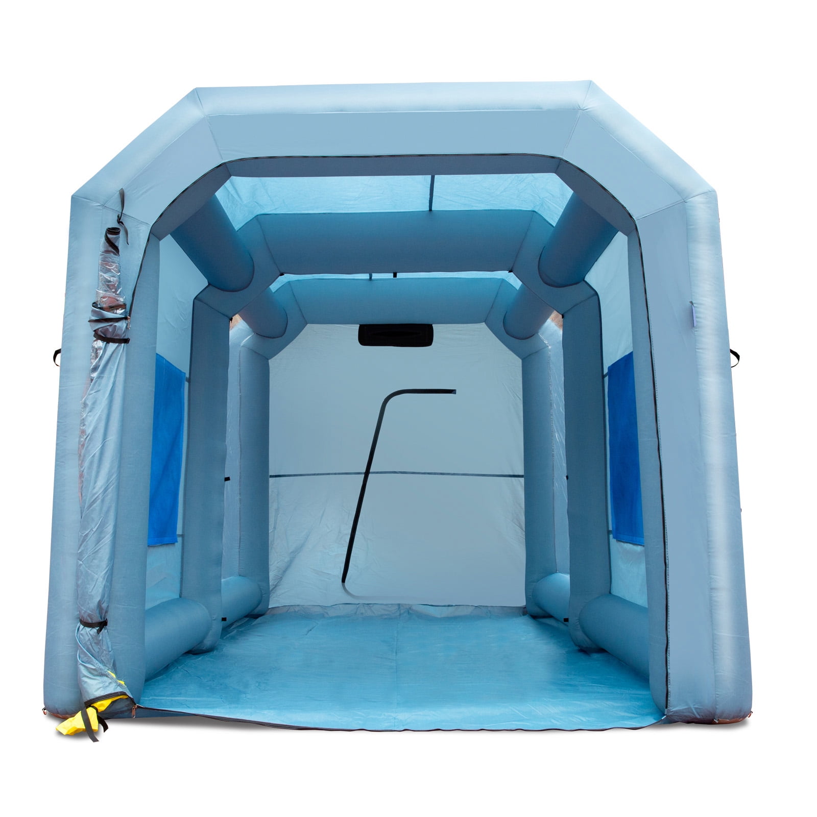 KFFKFF Inflatable Paint Booth, Dimensions 13x10x9ft, 900W Robust Air Movers Paint Tent, Vehicle Coating Tent with Air Purification for Vehicle Storing Spot, Motorcycle Shelter