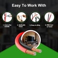 thumbnail image 3 of Cable de 18 AWG, 40 pies/12 m, rojo y negro para tiras LED de 12 V/24 V DC, 3 of 7