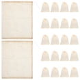 thumbnail image 1 of SHISUYAN 25pcs Cooking Cheesecloth Bags Straining Bags Reusable Drawstring Soup Bags Soup Socks, 1 of 9