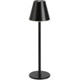 thumbnail image 1 of Modern LED CordlessTable Lamp,4000mAh Rechargeable Battery Desk lamp,3 Level Brightness Night Light, Metal Shell,Minimalist Design(Black), 1 of 5