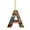 A, variant on BNNG 26 Letters Christmas Tree Letter Shaped Bookshelf Pendant, Book Lover Christmas Tree Hanging Ornament, 2D Acrylic Mini Bookshelf Pendant for Xmas Tree Door Window Decor, 3 inch