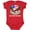Red, variant on Inktastic Memorial Day- Never Forget Our Heroes- Bald Eagle Boys or Girls Baby Bodysuit