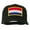 Black, variant on Netherlands Flag Patched Mesh Cap - White OSFM