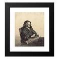 thumbnail image 2 of Rembrandt van Rijn 15x17 Black Modern Framed Museum Art Print Titled - An Elderly Woman (Rembrandt's Mother, Seated at a Table) (C 1631), 2 of 5