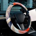 thumbnail image 6 of Swan 14.5 Inch Printing PVC Leather Auto Accessories Car Wheel Cover Steering Wheel Covers, 6 of 6