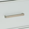 thumbnail image 3 of Ariel Stafford 85 In. Double Rectangle Sink Bathroom Vanity Set With Carrara White Quartz Countertop 1.5 Edge In Grey, 3 of 8