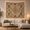 Nested Triangles, variant on Nested Diamond Geometric Print on Beige Background, Cozy Boho for Home Enthusiasts, Ethnic Wall Decor, Housewarming Gift, Tapestry Wall Hanging for Living Room and Bedroom