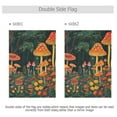 thumbnail image 4 of Yayeee Garden Flag 12" x 18" Double Sided Outdoor Yard Lawn Holiday Decorations, Forest Mushroom, 4 of 6