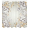 thumbnail image 2 of Ambesonne Floral Shower Curtain, Flowers Bouquet Vintage Art, 69"Wx70"L, Beige Pearl, 2 of 4