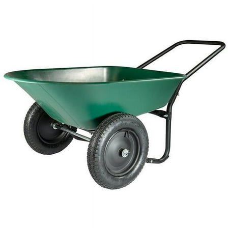 Next2Nature 5 cu ft/300lbs Capacity Rust-proof poly Tray Wheelbarrow