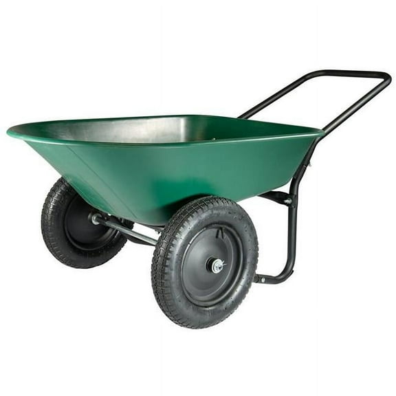 Next2Nature 5 cu ft/300lbs Capacity Rust-proof poly Tray Wheelbarrow
