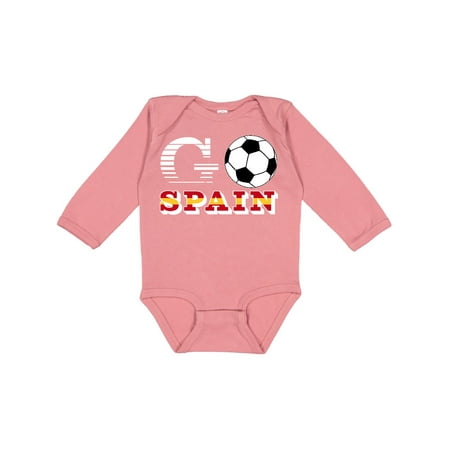 

Inktastic Go Spain- Soccer Football Gift Baby Boy or Baby Girl Long Sleeve Bodysuit