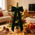 thumbnail image 5 of Talqzovs Christmas Decorations , Velvet Bows for Christmas Tree, for Gift Wrapping & DIY Holiday Decorations, 5 of 6
