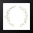 thumbnail image 2 of Warren, Annie 20x20 Black Modern Framed Museum Art Print Titled - Wreath in Gold II, 2 of 5