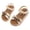 Brown, variant on Eltusu Girls Sandals, Open Toe Non- Slip Soft Sole Breathable Summer Shoes Brown Size 9(Toddler)