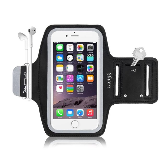 Funda deportiva con brazalete para teléfonos móviles de hasta 5.5 pulgadas