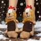thumbnail image 1 of Calcetines cómodos para mujer, regalos de invierno, calcetines de forro polar gruesos, calcetines casuales regulares para mujer, 1 of 6