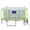 Green, variant on CZBZ 14FT Trampoline for Kids Adults, Outdoor Trampoline with Safety Enclosure Net, Adjustable Basketball Hoop, Soccer Goal, Ladder and Pump, Heavy Duty Round Trampoline