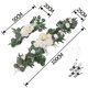thumbnail image 3 of Arco de Boda Zulema con Flores Colgantes Artificiales Champán, 3 of 3