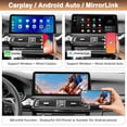 thumbnail image 4 of 12.3 Inch Ultra-Thin Touchscreen Wireless CarPlay Multimedia for BMW 5 Series F10 F11 2012-2017 NBT System Support Android Auto/Bluetoot/Mirrorlink/Siri/GPS/Rear Camera/Original Car Functions, 4 of 9