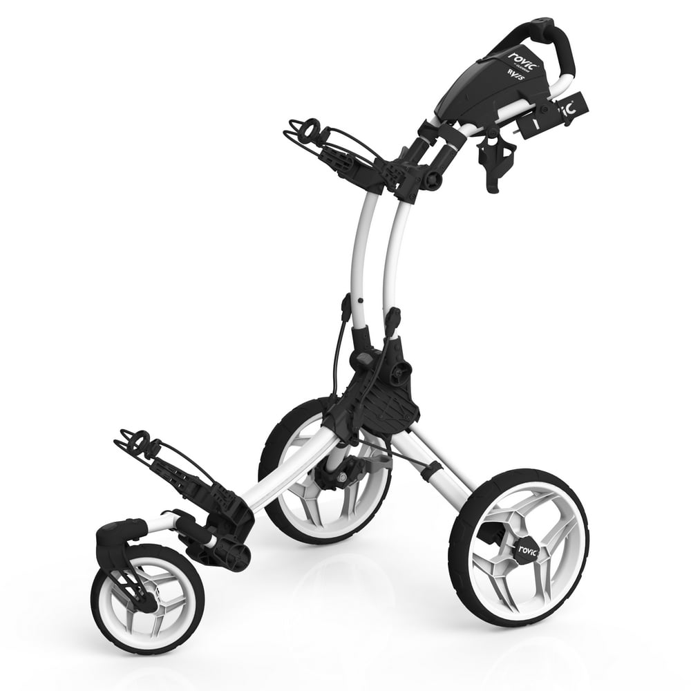 Rovic by Clicgear RV1S Swivel 3Wheel Golf Push Cart (Arctic/White
